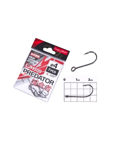 Hak Lucky John Duże oczko roz. 4 - 7szt