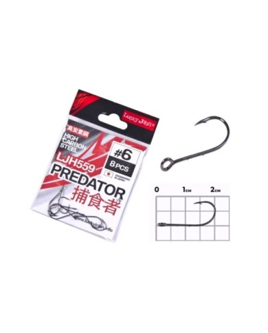 Hak Lucky John Duże oczko roz. 6 - 8szt