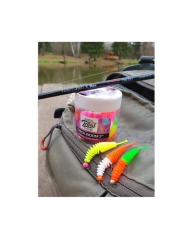 Guma Lucky John Trick Worm 2" 5cm - T93 Guma Lucky John Trick Worm 2" 5cm - T93