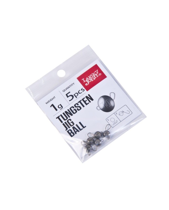 Czeburaszka Lucky John Tungsten Jig Ball 1g 5szt