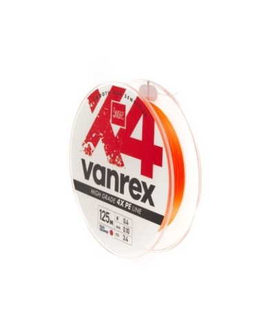 Plecionka Lucky John Vanrex X4 Braid Fluo Orange 125m 0.10mm Plecionka Lucky John Vanrex X4 Braid Fluo Orange 125m 0.10mm