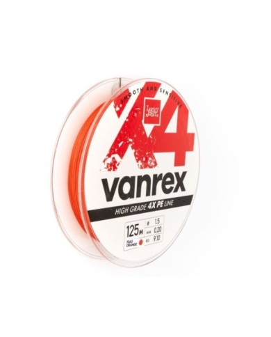 Plecionka Lucky John Vanrex X4 Braid Fluo Orange 125m 0.20mm Plecionka Lucky John Vanrex X4 Braid Fluo Orange 125m 0.20mm