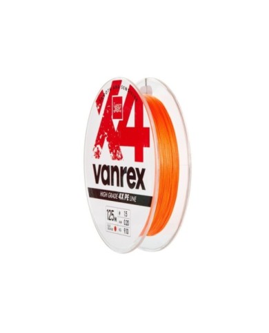 Plecionka Lucky John Vanrex X4 Braid Fluo Orange 125m 0.20mm Plecionka Lucky John Vanrex X4 Braid Fluo Orange 125m 0.20mm