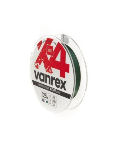 Plecionka Lucky John Vanrex X4 Braid Moss Green 125m 0.08mm Plecionka Lucky John Vanrex X4 Braid Moss Green 125m 0.08mm