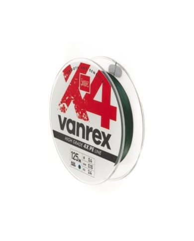 Plecionka Lucky John Vanrex X4 Braid Moss Green 125m 0.10mm Plecionka Lucky John Vanrex X4 Braid Moss Green 125m 0.10mm