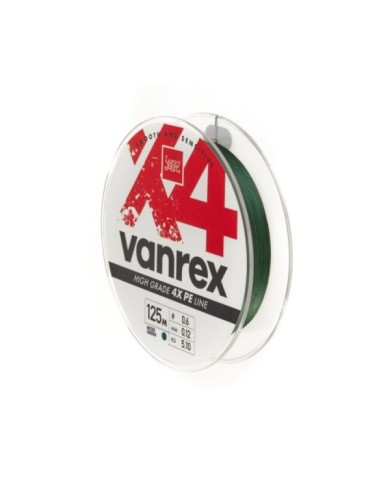 Plecionka Lucky John Vanrex X4 Braid Moss Green 125m 0.12mm Plecionka Lucky John Vanrex X4 Braid Moss Green 125m 0.12mm