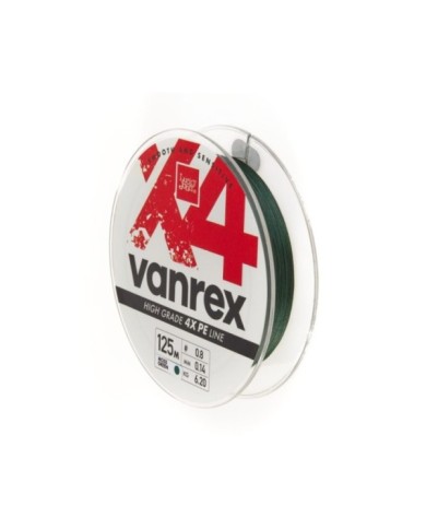 Plecionka Lucky John Vanrex X4 Braid Moss Green 125m 0.14mm Plecionka Lucky John Vanrex X4 Braid Moss Green 125m 0.14mm