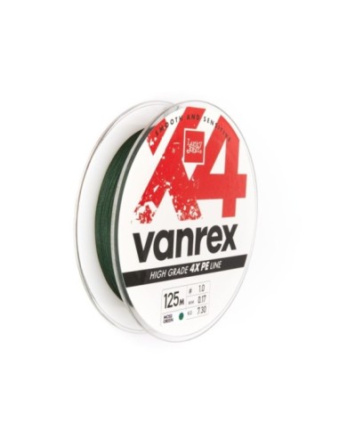 Plecionka Lucky John Vanrex X4 Braid Moss Green 125m 0.17mm Plecionka Lucky John Vanrex X4 Braid Moss Green 125m 0.17mm