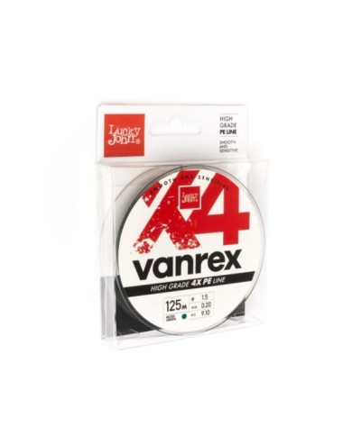 Plecionka Lucky John Vanrex X4 Braid Moss Green 125m 0.20mm Plecionka Lucky John Vanrex X4 Braid Moss Green 125m 0.20mm