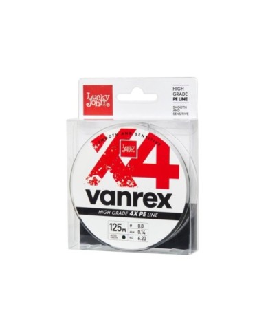 Plecionka Lucky John Vanrex X4 Braid Moss Green 125m 0.20mm Plecionka Lucky John Vanrex X4 Braid Moss Green 125m 0.20mm