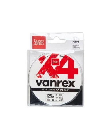 Plecionka Lucky John Vanrex X4 Braid Moss Green 125m 0.20mm Plecionka Lucky John Vanrex X4 Braid Moss Green 125m 0.20mm