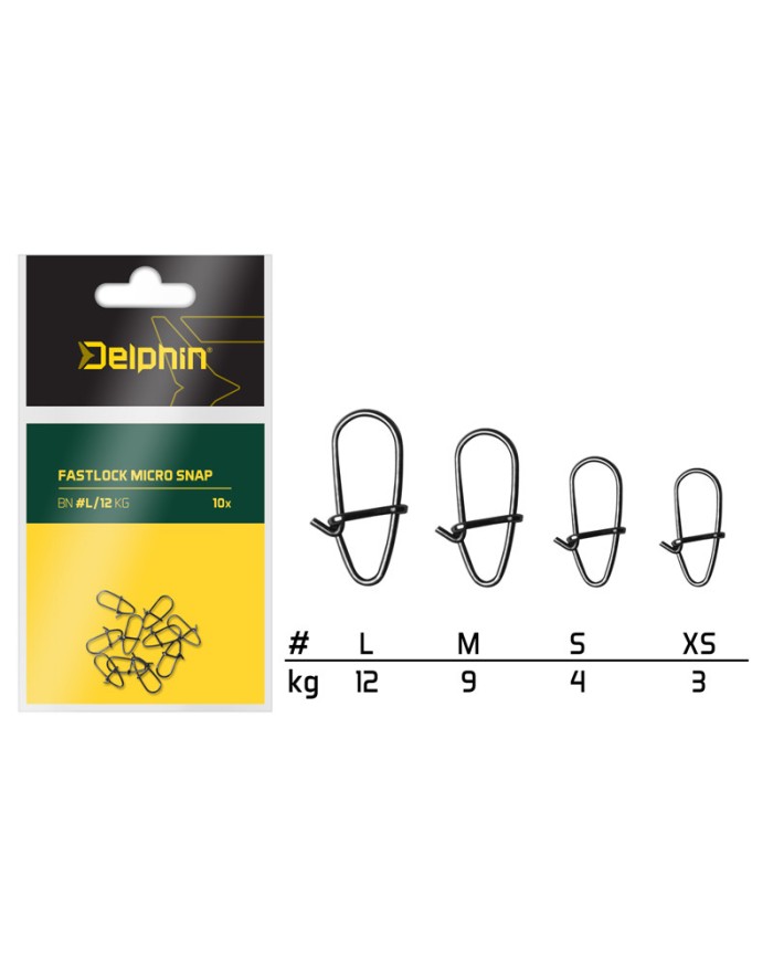 Agrafka Delphin Micro Snap 10szt - S/4kg