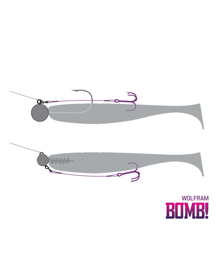 Dozbrojka Delphin BOMB! Wolfram 3szt roz. 2/12cm