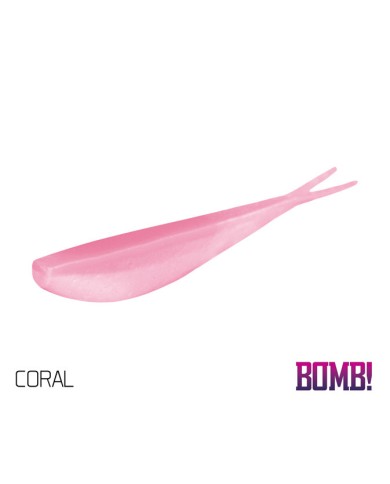 Guma Delphin BOMB! D-SHOT 5szt - 6,5cm/Coral Guma Delphin BOMB! D-SHOT 5szt - 6,5cm/Coral