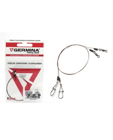 Przypon Stalowy Germina 1x7 Surfstrand 18kg Standard 30cm