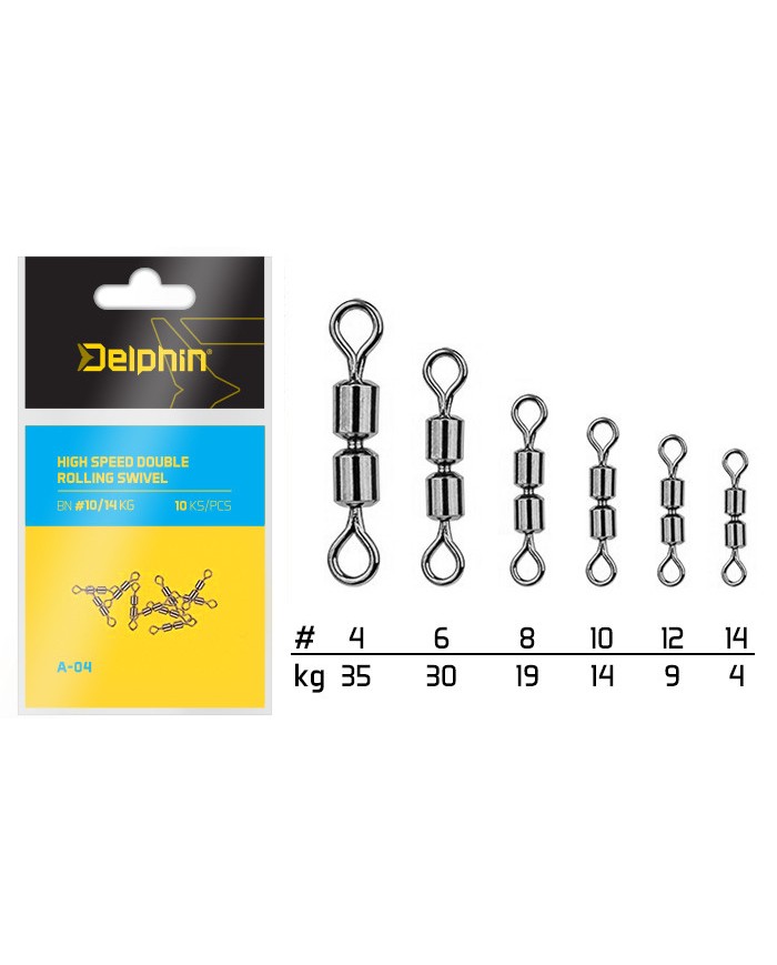 Krętlik Delphin Hi Speed A-04 - roz. 14