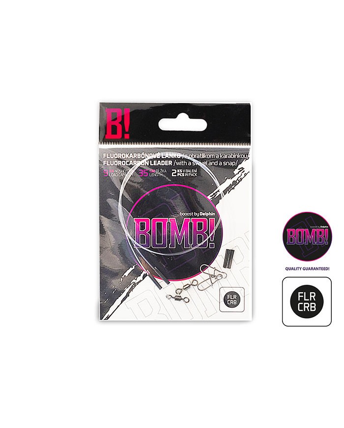Przypon Fluorocarbonowy BOMB! - 45cm/18kg