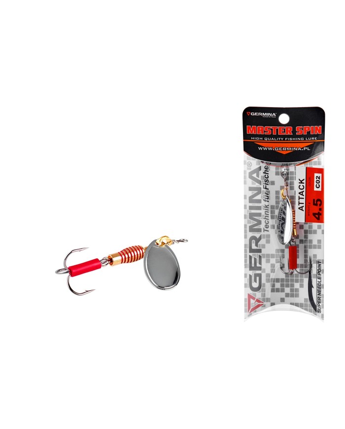 Błystka Obrotowa Germina Attack Chr 4,5g Germina - 2