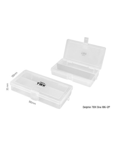 Pudełko Delphin TBX One 186-2P - 186x98x35mm