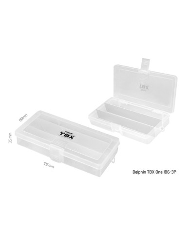 Pudełko Delphin TBX One 186-3P - 186x98x35mm Pudełko Delphin TBX One 186-3P - 186x98x35mm