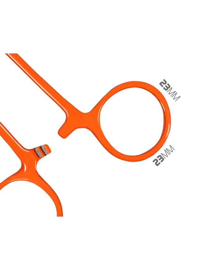 Szczypce zakrzywione Delphin ATAK! REFLEX - 13cm