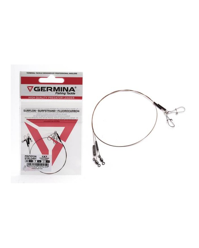 Przypon Stalowy Germina 1x7 Surfstrand 7kg Standard 15cm