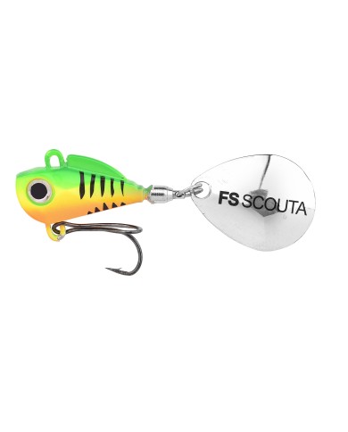 Wirujący Ogonek Spro FS Scouta Uv Fire Tiger 6g Wirujący Ogonek Spro FS Scouta Uv Fire Tiger 6g