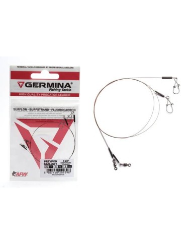 Przypon Stalowy Germina 1x7 Surfstrand 5kg Standard 40cm Przypon Stalowy Germina 1x7 Surfstrand 5kg Standard 40cm