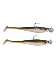 Guma Zestaw Spro Pop-Eye To Go 12cm Uv Olive 5+10g