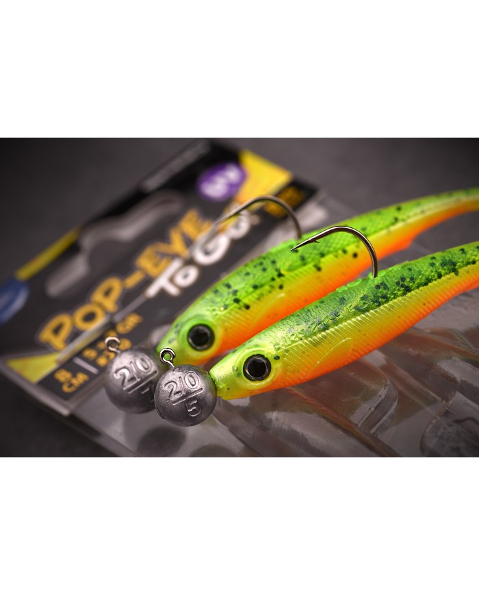 Guma Zestaw Spro Pop-Eye To Go 12cm Uv Perch 5+10g
