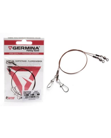 Przypon Stalowy Germina 7x7 Surfstrand 30kg Giant Predator 15cm