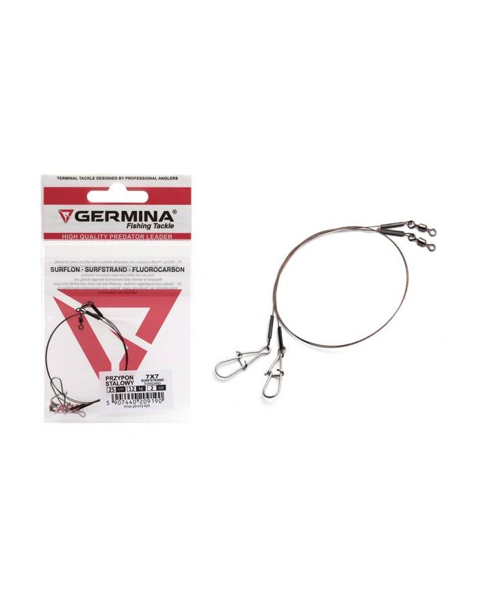 Przypon Stalowy Germina 7x7 Surfstrand 18kg Standard 25cm