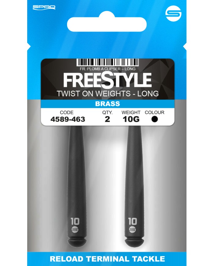 Ciężarek Spro FS Twist On Weights Long Brass 14g