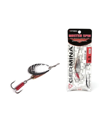 Błystka Obrotowa Germina Deep-W Chr 5,5g Germina - 2 Błystka Obrotowa Germina Deep-W Chr 5,5g Germina - 2