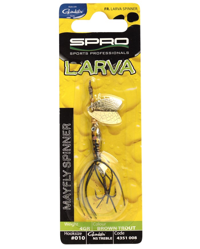 Obrotówka Spro Larva Mayfly 5cm 4gr Brown Trout
