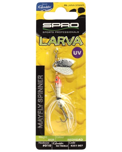 Obrotówka Spro Larva Mayfly 5cm 4gr Redhead Obrotówka Spro Larva Mayfly 5cm 4gr Redhead