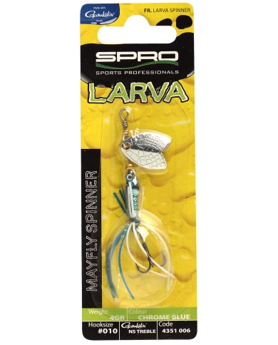 Obrotówka Spro Larva Mayfly 5cm 4gr Ch. Blue Obrotówka Spro Larva Mayfly 5cm 4gr Ch. Blue