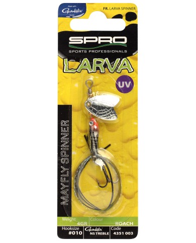Obrotówka Spro Larva Mayfly 5cm 4gr Roach Obrotówka Spro Larva Mayfly 5cm 4gr Roach