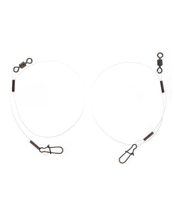 Przypon Fluorocarbon FLAGMAN 0,65mm 30cm 16,8kg - 2 szt.