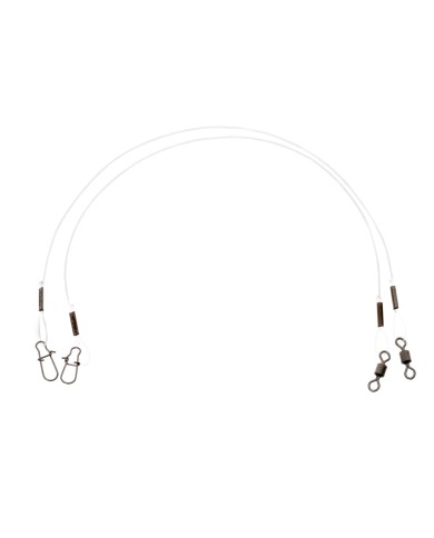 Przypon Fluorocarbon FLAGMAN 0,55mm 30cm 12,6kg - 2 szt.