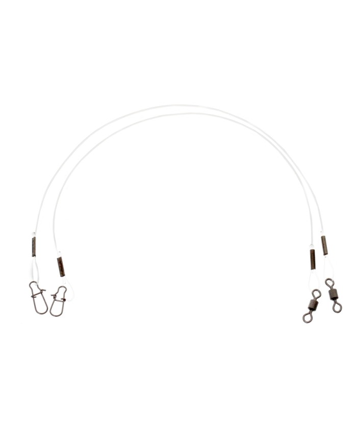 Przypon Fluorocarbon FLAGMAN 0,55mm 25cm 12,6kg - 2 szt.