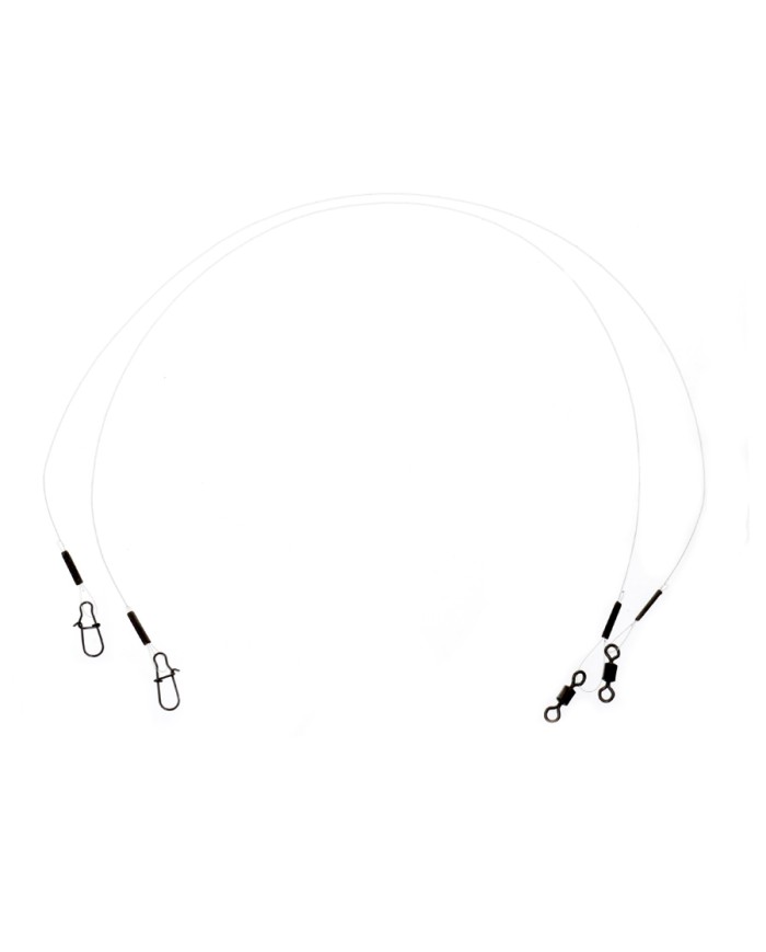 Przypon Fluorocarbon FLAGMAN 0,35mm 30cm 7,2kg - 2 szt.