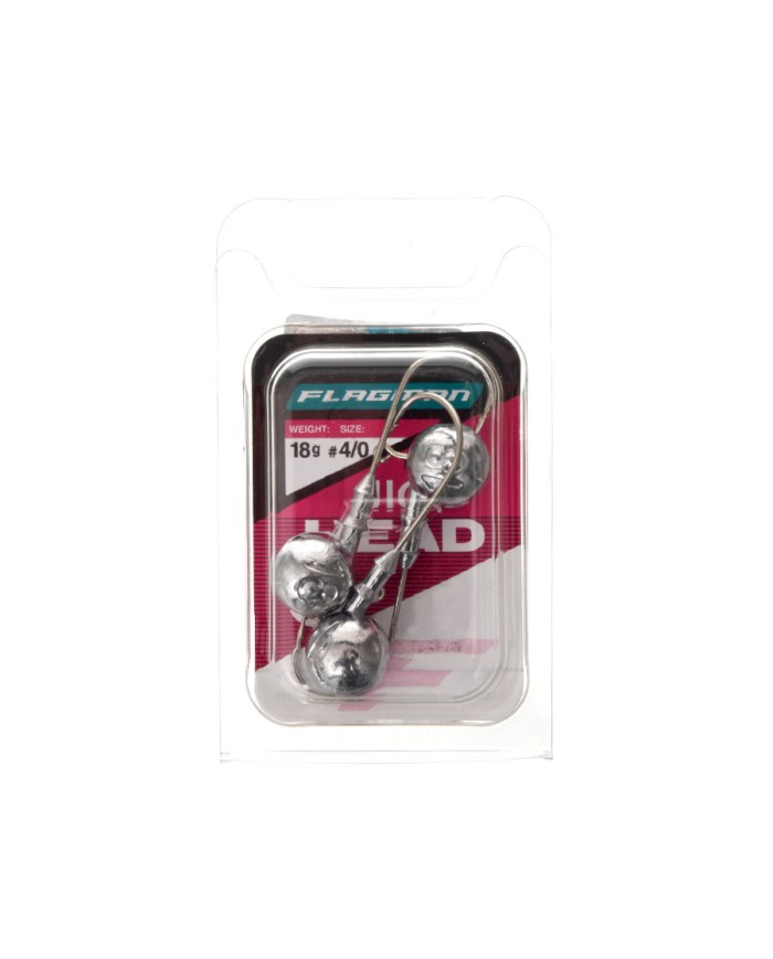 Główki jigowe FLAGMAN Jig Head 4/0 - 18g - op. 3 szt.