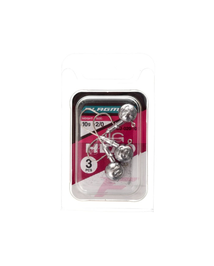 Główki jigowe FLAGMAN Jig Head 2/0 - 10g - op. 3 szt.