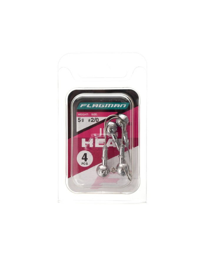 Główki jigowe FLAGMAN Jig Head 2/0 - 5g - op. 4 szt.