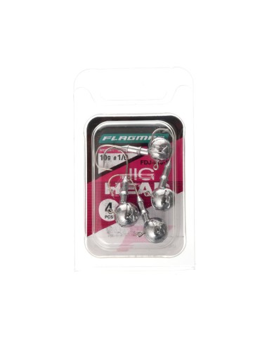Główki jigowe FLAGMAN Jig Head 1/0 - 10g - op. 4 szt. Główki jigowe FLAGMAN Jig Head 1/0 - 10g - op. 4 szt.