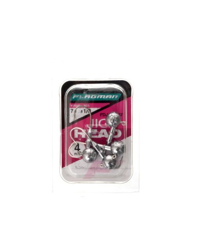 Główki jigowe FLAGMAN Jig Head 1/0 - 7g - op. 4 szt. Główki jigowe FLAGMAN Jig Head 1/0 - 7g - op. 4 szt.