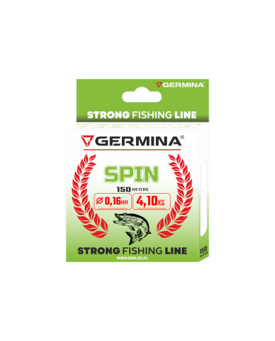 Żyłka GERMINA Spin 0.16mm 4.1kg 150m Żyłka GERMINA Spin 0.16mm 4.1kg 150m