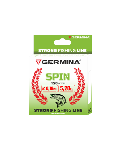 Żyłka GERMINA Spin 0.18mm 5.2kg 150m Żyłka GERMINA Spin 0.18mm 5.2kg 150m