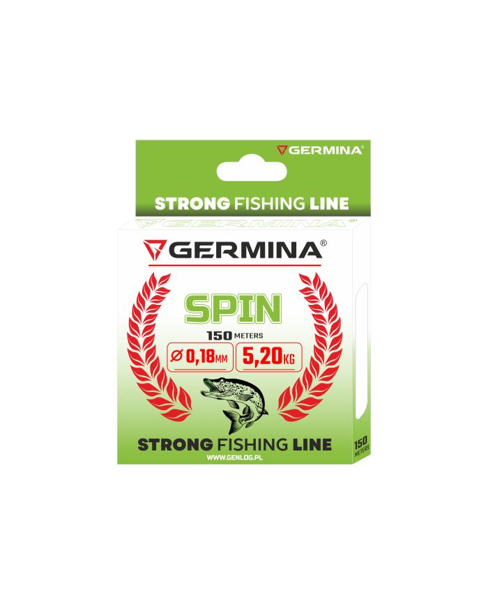 Żyłka GERMINA Spin 0.18mm 5.2kg 150m